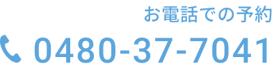 電話番号：0480-37-7041